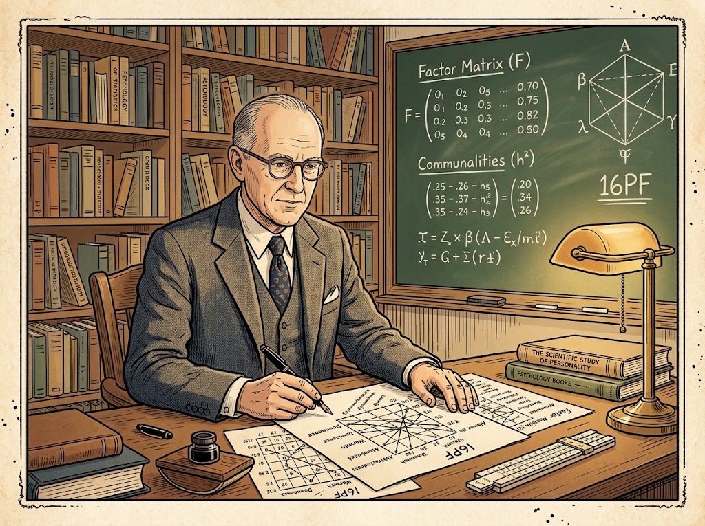 Raymond Cattell at UIUC Laboratory